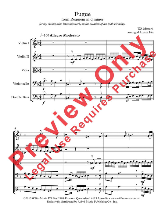Fugue from Requiem in D Minor 莫札特 復格曲 安魂曲 | 小雅音樂 Hsiaoya Music
