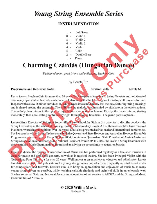 Charming Czárdás Hungarian Dance 詠唱調 舞曲 總譜 | 小雅音樂 Hsiaoya Music