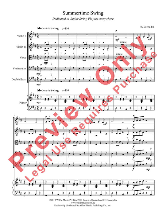 Summertime Swing 夏日時光 總譜 | 小雅音樂 Hsiaoya Music