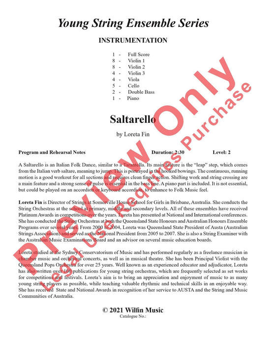 Saltarello 總譜 | 小雅音樂 Hsiaoya Music