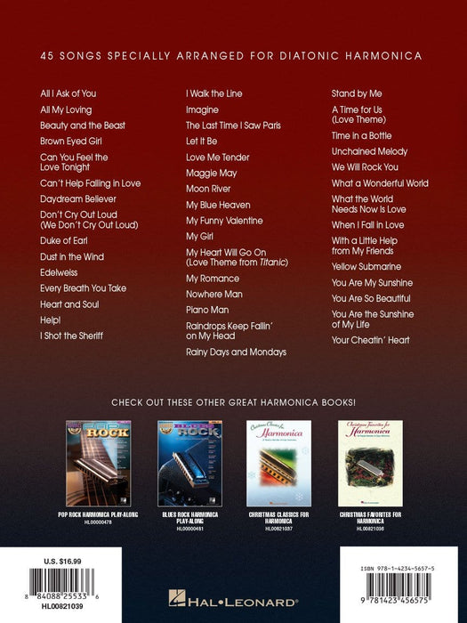 The Great Harmonica Songbook 45 Songs Specially Arranged for Diatonic Harmonica | 小雅音樂 Hsiaoya Music