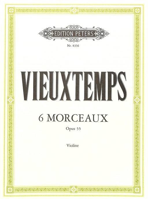 6 Morceaux Op.55 維歐當 彼得版 | 小雅音樂 Hsiaoya Music