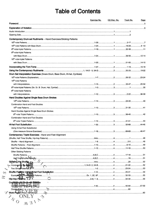 Contemporary Drumset Techniques Innovative Concepts for the Contemporary Drummer | 小雅音樂 Hsiaoya Music