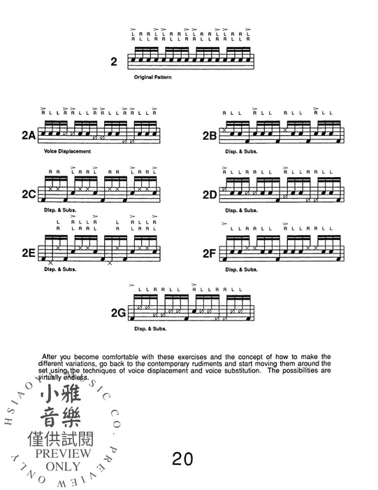 Contemporary Drumset Techniques Innovative Concepts for the Contemporary Drummer | 小雅音樂 Hsiaoya Music