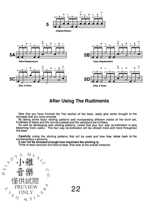 Contemporary Drumset Techniques Innovative Concepts for the Contemporary Drummer | 小雅音樂 Hsiaoya Music