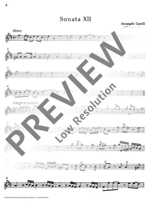 Due Sonate op. 1 da chiesa a tre dell'opera prima 柯雷里阿爾坎傑羅 歌劇 雙小提琴加鋼琴 朔特版 | 小雅音樂 Hsiaoya Music