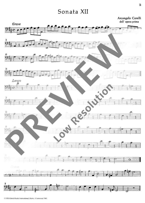Due Sonate op. 1 da chiesa a tre dell'opera prima 柯雷里阿爾坎傑羅 歌劇 雙小提琴加鋼琴 朔特版 | 小雅音樂 Hsiaoya Music