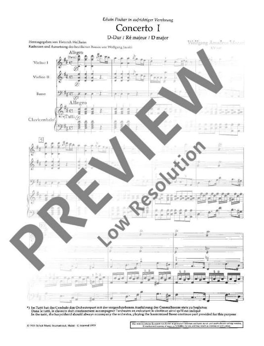 Concerto I D Major KV 107 (with 2 Cadenzas) 莫札特 協奏曲 大調 裝飾樂段 雙鋼琴 朔特版 | 小雅音樂 Hsiaoya Music