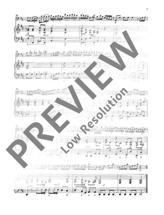 Sonata D Major op. 20/6 from Les Délices de la Solitude 柯雷特米歇爾 奏鳴曲大調 大提琴加鋼琴 朔特版 | 小雅音樂 Hsiaoya Music