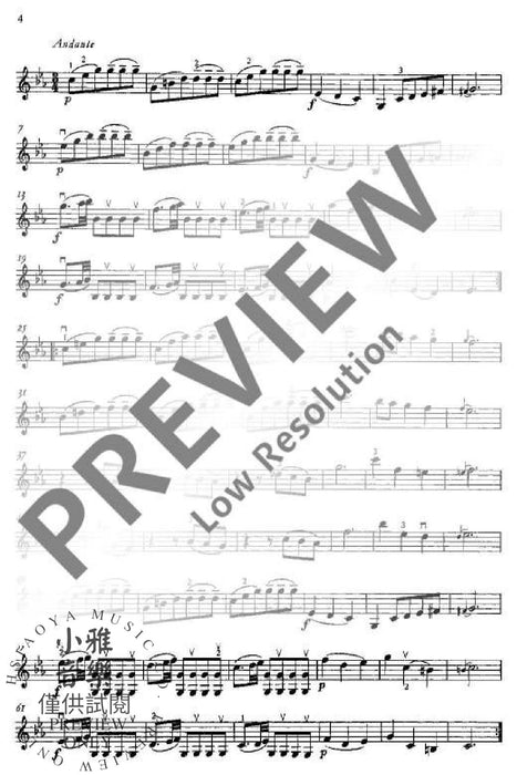 Concerto I F Minor 弦樂四重奏 協奏曲小調 朔特版 | 小雅音樂 Hsiaoya Music