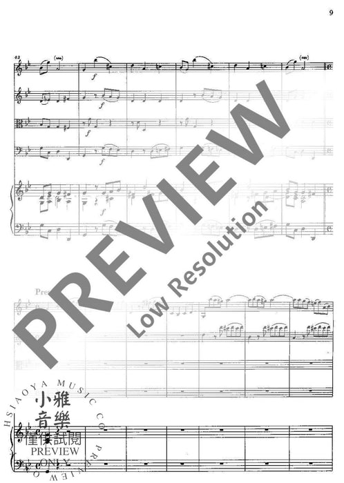 Concerto II G Minor 弦樂四重奏 協奏曲小調 朔特版 | 小雅音樂 Hsiaoya Music