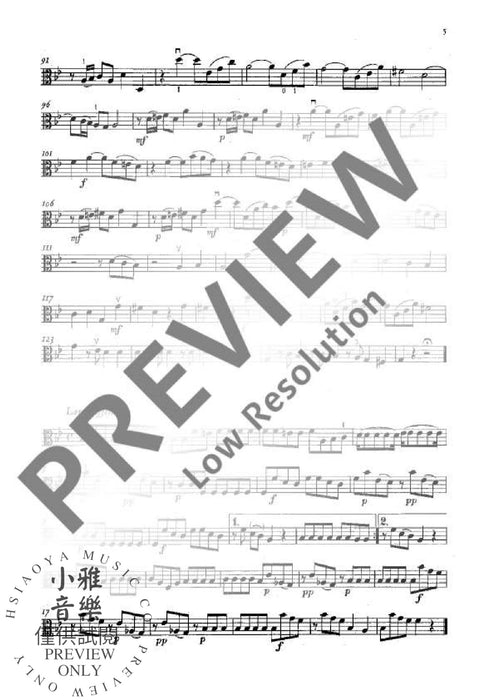 Concerto II G Minor 弦樂四重奏 協奏曲小調 朔特版 | 小雅音樂 Hsiaoya Music