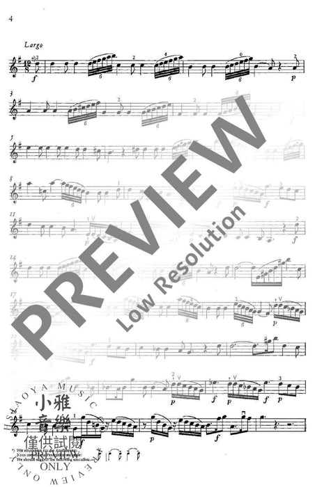 Concerto IV E Minor 弦樂四重奏 協奏曲小調 朔特版 | 小雅音樂 Hsiaoya Music