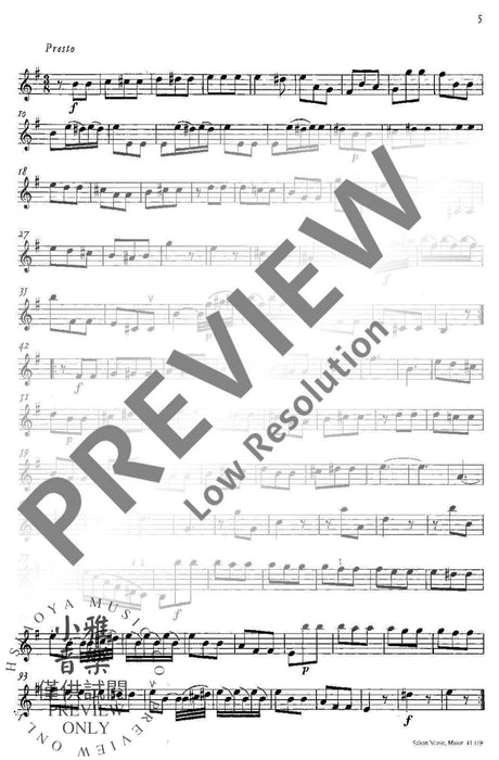 Concerto IV E Minor 弦樂四重奏 協奏曲小調 朔特版 | 小雅音樂 Hsiaoya Music