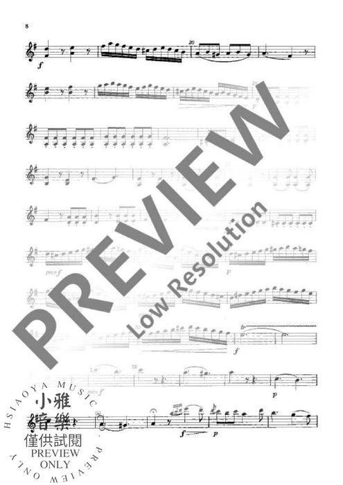 Sonata per archi No. 1 G Major 弦樂四重奏 奏鳴曲大調 朔特版 | 小雅音樂 Hsiaoya Music