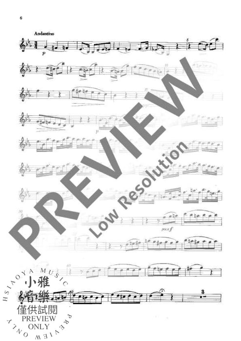 Sonata per archi No. 1 G Major 弦樂四重奏 奏鳴曲大調 朔特版 | 小雅音樂 Hsiaoya Music
