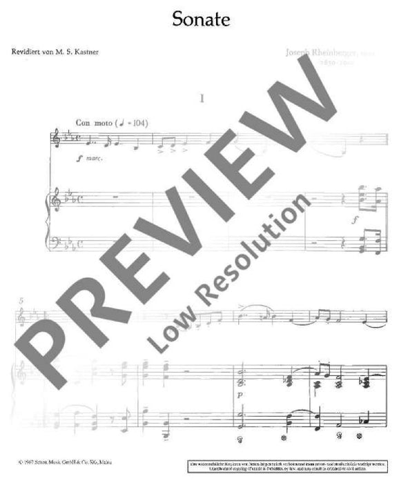 Sonata Eb major op. 178 萊因貝格爾 奏鳴曲大調 法國號 (含鋼琴伴奏) 朔特版 | 小雅音樂 Hsiaoya Music