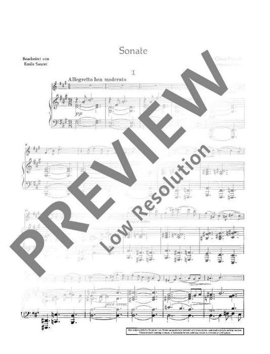 Sonata A Major 法朗克．賽札爾 奏鳴曲大調 小提琴加鋼琴 朔特版 | 小雅音樂 Hsiaoya Music