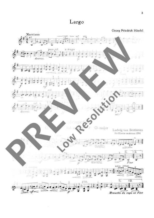 The classical Violin Die beliebtesten klassischen Stücke zum Vortrag und Unterricht 古典小提琴 繁音曲 小提琴加鋼琴 朔特版 | 小雅音樂 Hsiaoya Music