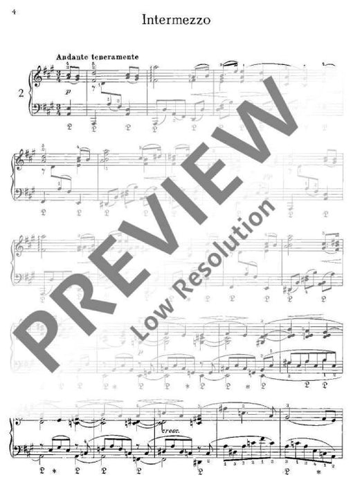 Six Pieces for Piano op. 118 布拉姆斯 小品鋼琴 鋼琴獨奏 朔特版 | 小雅音樂 Hsiaoya Music