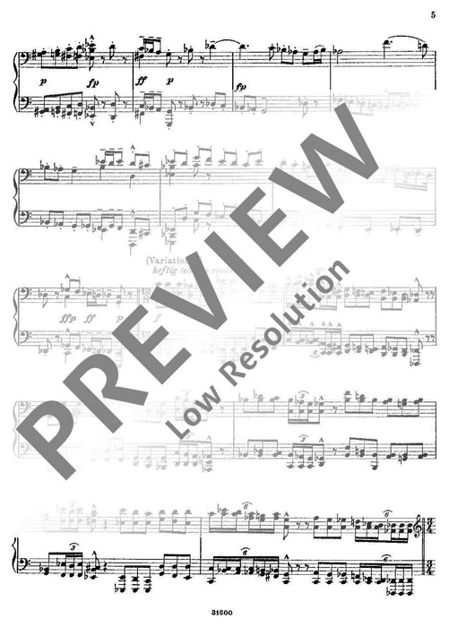 Variations op. 15 of the Choral Komm, süßer Tod, komm, sel'ge Ruh'! by Johann Sebastian Bach 變奏曲 合唱 鋼琴獨奏 朔特版 | 小雅音樂 Hsiaoya Music