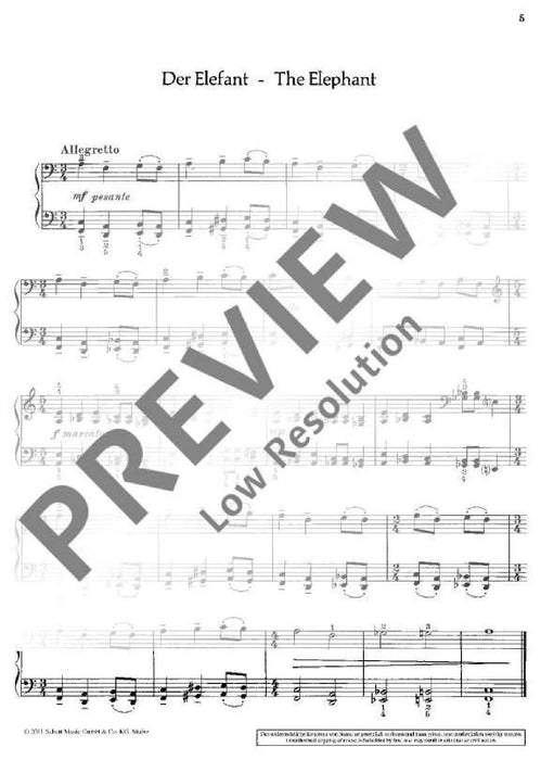 Zoo Animals for Piano 斯考特．西利爾 鋼琴 鋼琴獨奏 朔特版 | 小雅音樂 Hsiaoya Music