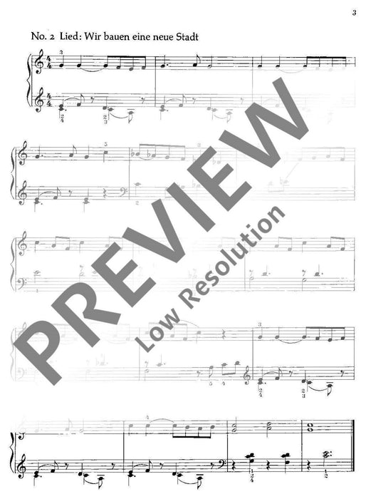 Wir bauen eine Stadt Piano Pieces for Children 辛德密特 鋼琴小品 鋼琴獨奏 朔特版 | 小雅音樂 Hsiaoya Music