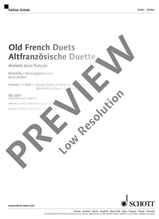 Old French Duets Band 1 法國二重奏 雙小提琴 朔特版 | 小雅音樂 Hsiaoya Music