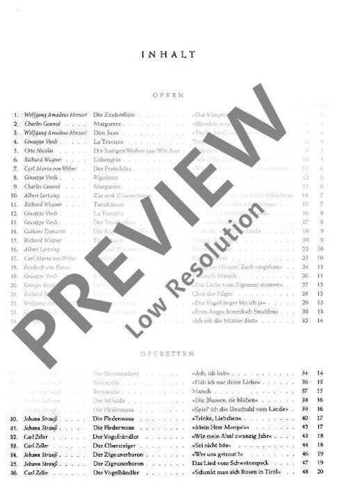 Operas and Operettas Band 1 Die schönsten Melodien in leichter Spielbarkeit 歌劇 小提琴加鋼琴 朔特版 | 小雅音樂 Hsiaoya Music