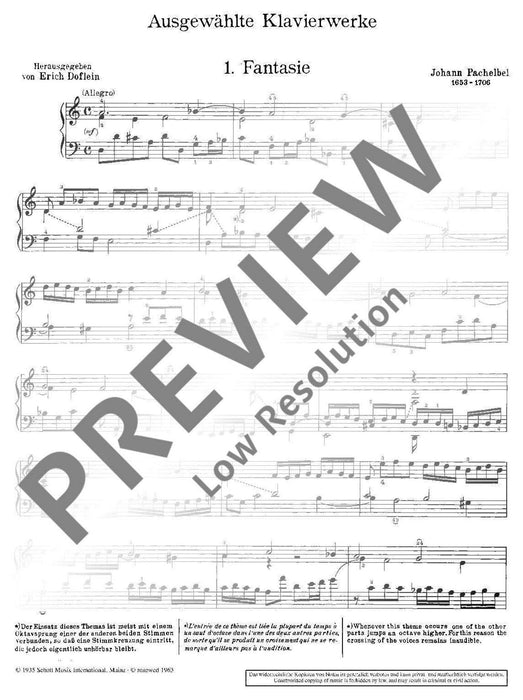 Selected Piano works 帕海貝爾約翰 鋼琴 鋼琴獨奏 朔特版 | 小雅音樂 Hsiaoya Music