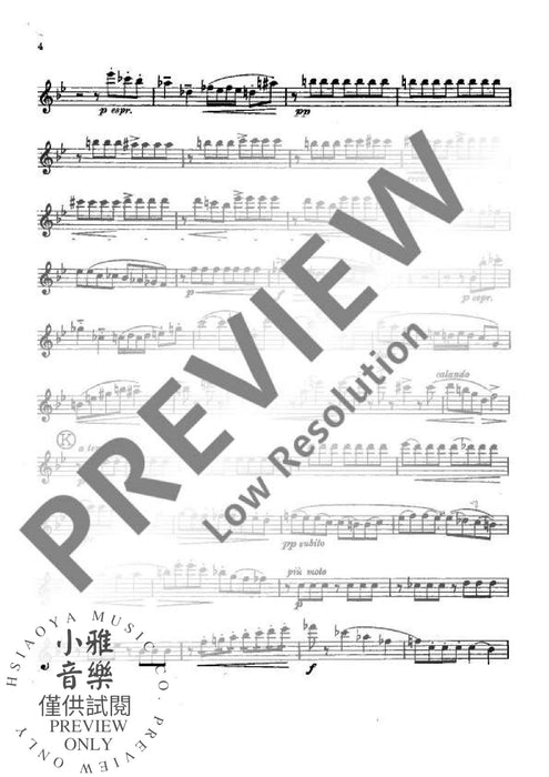 Quintet B flat Major op. 28 木管五重奏大調 朔特版 | 小雅音樂 Hsiaoya Music