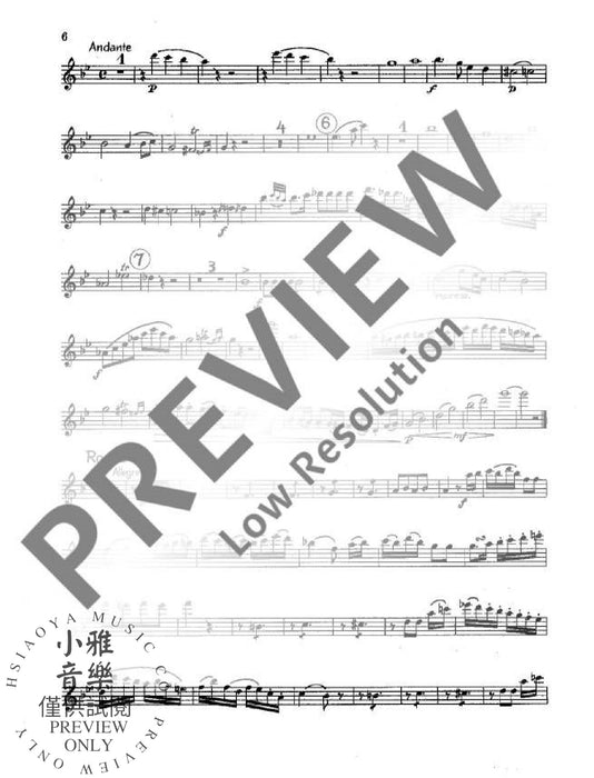 6 Quartets 木管五重奏 四重奏 朔特版 | 小雅音樂 Hsiaoya Music