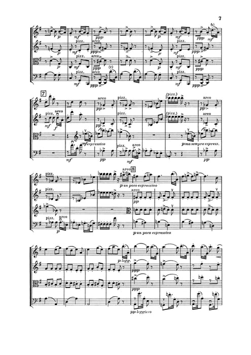 Quartet for two violins, violo and violoncello 四重奏 小提琴古提琴 大提琴 總譜 朔特版 | 小雅音樂 Hsiaoya Music