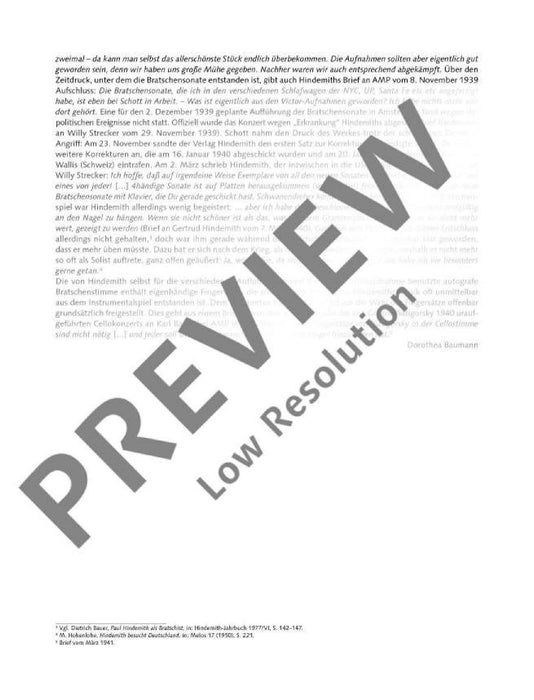 Sonata Edited after: Paul Hindemith, Complete Works, Vol. V/7 辛德密特 奏鳴曲 中提琴加鋼琴 朔特版 | 小雅音樂 Hsiaoya Music