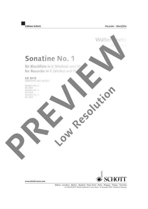 Sonatine No. 1 F Major 小奏鳴曲 大調 小提琴加鋼琴 朔特版 | 小雅音樂 Hsiaoya Music