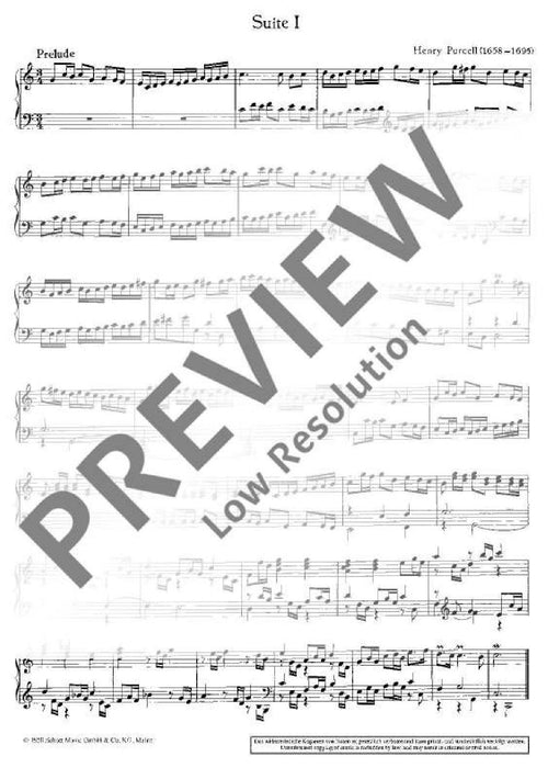 Suites and Pieces 珀瑟爾 組曲 小品 鋼琴獨奏 朔特版 | 小雅音樂 Hsiaoya Music