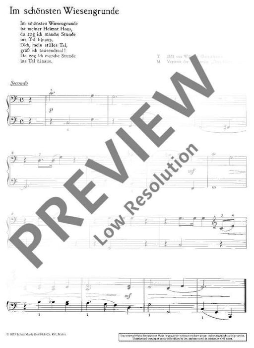 Mein Volksliederbuch 28 Volkslieder und volkstümliche Lieder in leichtem Satz. 歌曲 4手聯彈(含以上) 朔特版 | 小雅音樂 Hsiaoya Music