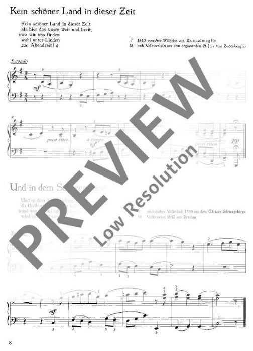 Mein Volksliederbuch 28 Volkslieder und volkstümliche Lieder in leichtem Satz. 歌曲 4手聯彈(含以上) 朔特版 | 小雅音樂 Hsiaoya Music