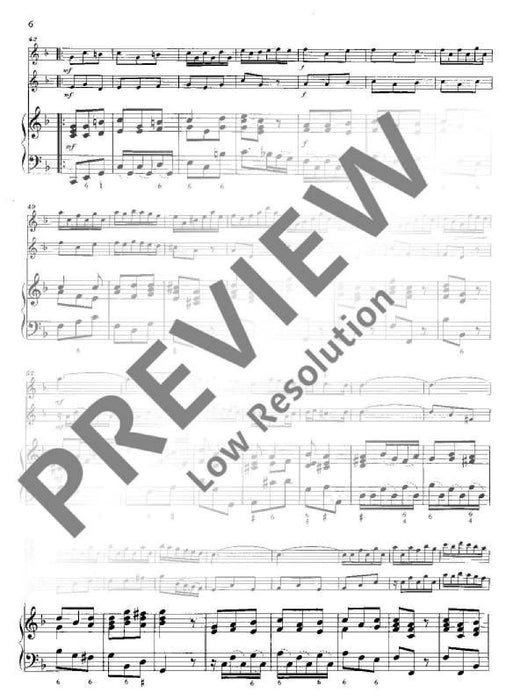 Nine Trio Sonatas op. 2 Nr. 5 韓德爾 三重奏奏鳴曲 雙小提琴加鋼琴 朔特版 | 小雅音樂 Hsiaoya Music