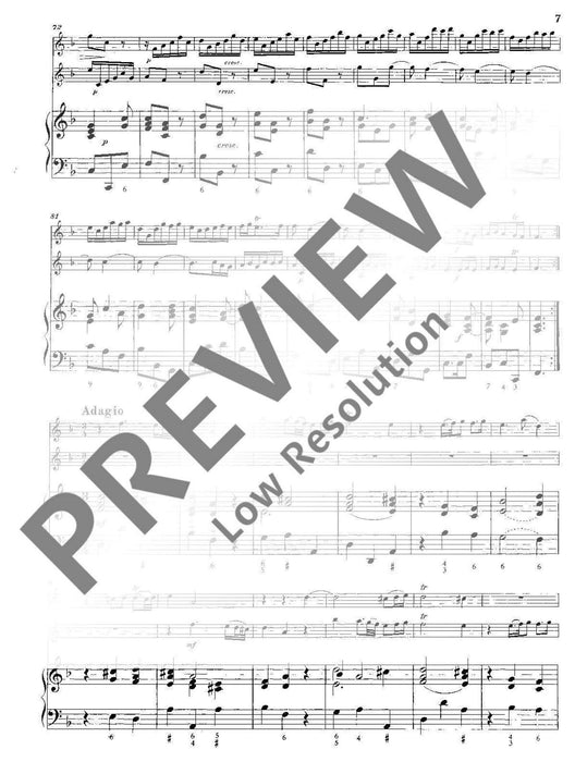 Nine Trio Sonatas op. 2 Nr. 5 韓德爾 三重奏奏鳴曲 雙小提琴加鋼琴 朔特版 | 小雅音樂 Hsiaoya Music