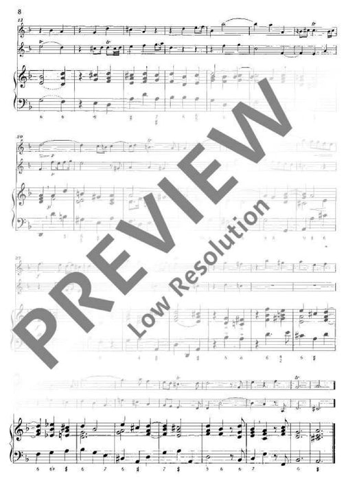 Nine Trio Sonatas op. 2 Nr. 5 韓德爾 三重奏奏鳴曲 雙小提琴加鋼琴 朔特版 | 小雅音樂 Hsiaoya Music