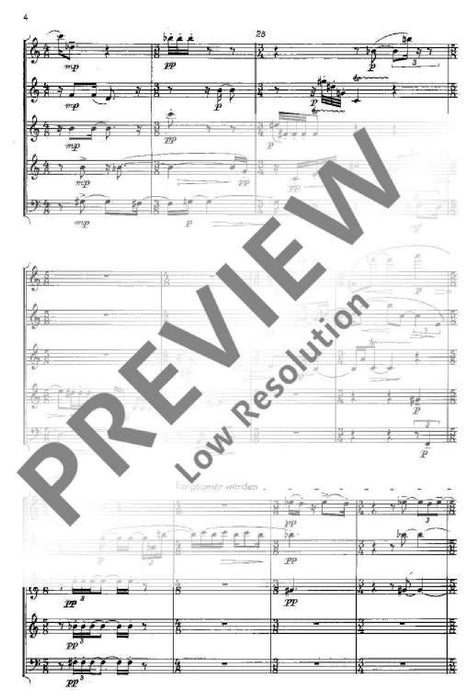 Quintet for flute, oboe, clarinet, horn and bassoon 亨采 五重奏長笛雙簧管 法國號 總譜 朔特版 | 小雅音樂 Hsiaoya Music