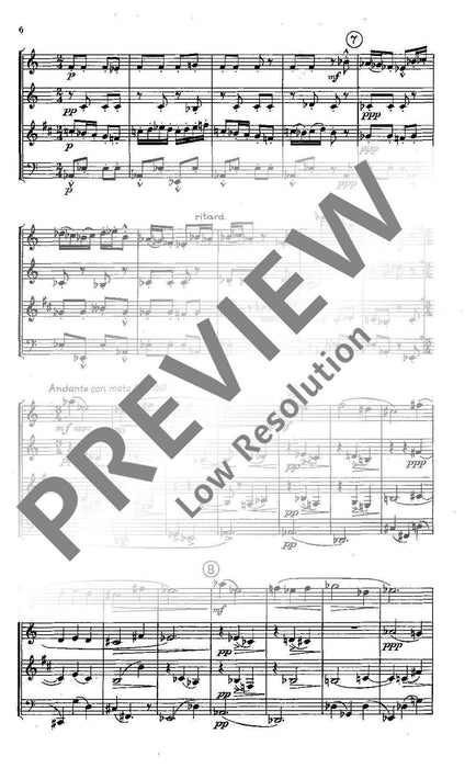 Quartet for flute, oboe, clarinet in B flat and bassoon 四重奏長笛雙簧管 總譜 朔特版 | 小雅音樂 Hsiaoya Music