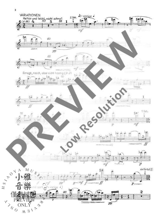 Quintet for flute, oboe, clarinet, horn and bassoon 亨采 木管五重奏法國號 朔特版 | 小雅音樂 Hsiaoya Music