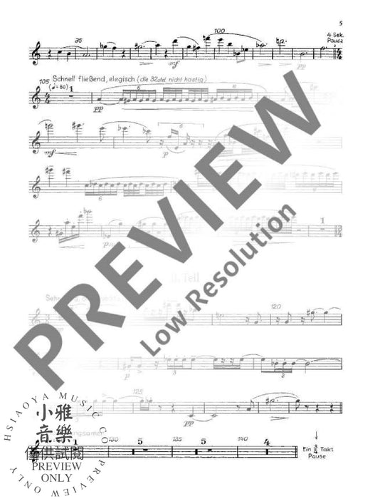 Quintet for flute, oboe, clarinet, horn and bassoon 亨采 木管五重奏法國號 朔特版 | 小雅音樂 Hsiaoya Music