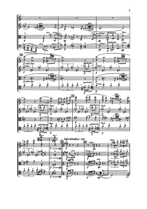 1. Streichquartett Carillon 哈特曼．卡爾 排鐘 總譜 朔特版 | 小雅音樂 Hsiaoya Music