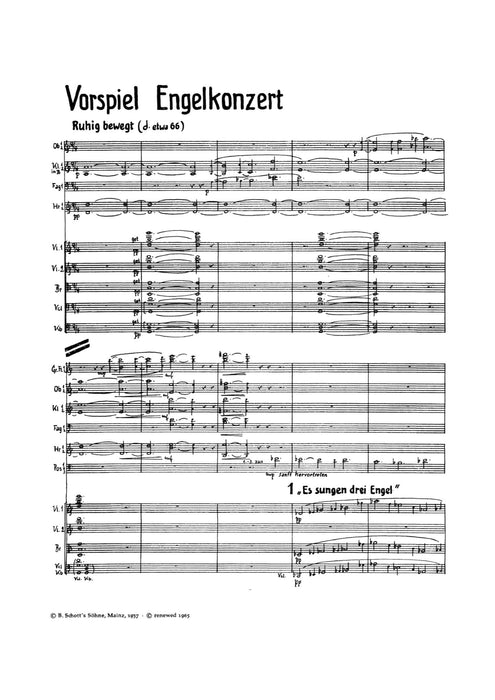 Mathis der Maler Oper in 7 Bildern 辛德密特 畫家馬蒂斯 總譜 朔特版 | 小雅音樂 Hsiaoya Music