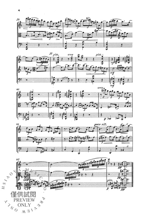 Miniatrio 弦樂三重奏 朔特版 | 小雅音樂 Hsiaoya Music