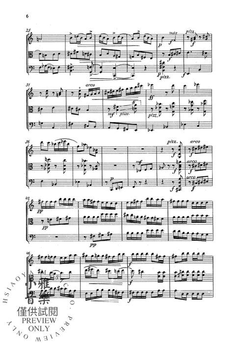 Miniatrio 弦樂三重奏 朔特版 | 小雅音樂 Hsiaoya Music