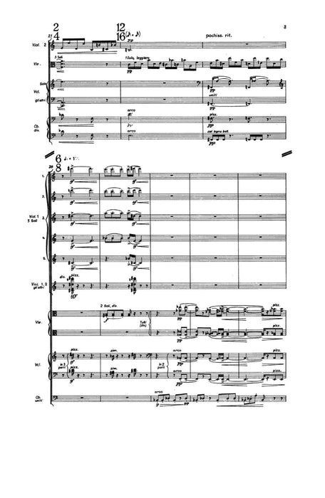 Sonata per archi 亨采 奏鳴曲 總譜 朔特版 | 小雅音樂 Hsiaoya Music